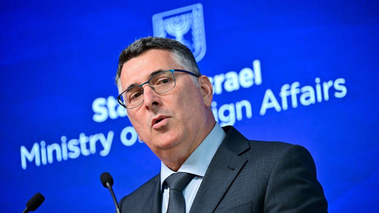 El ministro de Exteriores de Israel, Gideon Saar. EP.