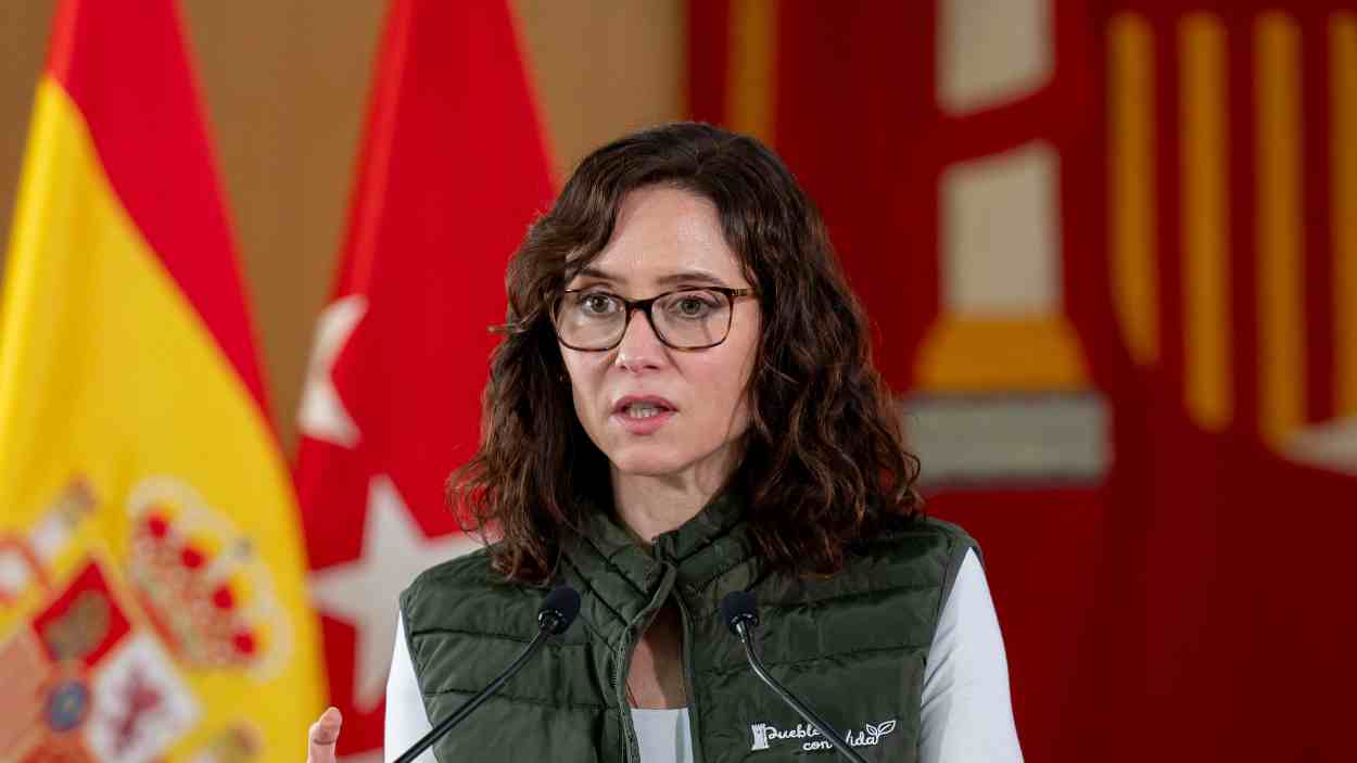 Isabel Díaz Ayuso, presidenta de la Comunidad de Madrid. EP