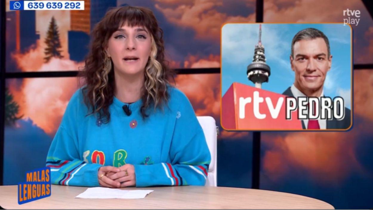 Raquel Hervás en 'Malas Lenguas'. TVE