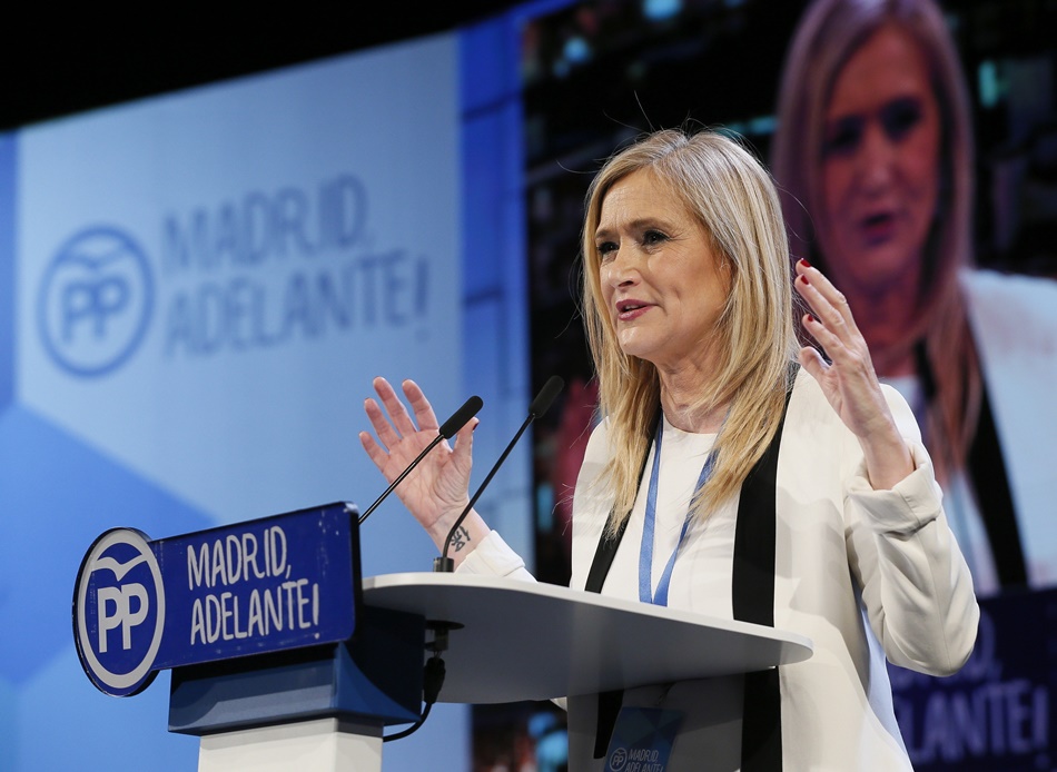  Cristina Cifuentes, durante su intervención en la segunda jornada del XVI Congreso del PP de Madrid.