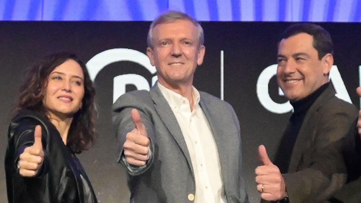 Ayuso, Rueda y Moreno Bonilla. EP