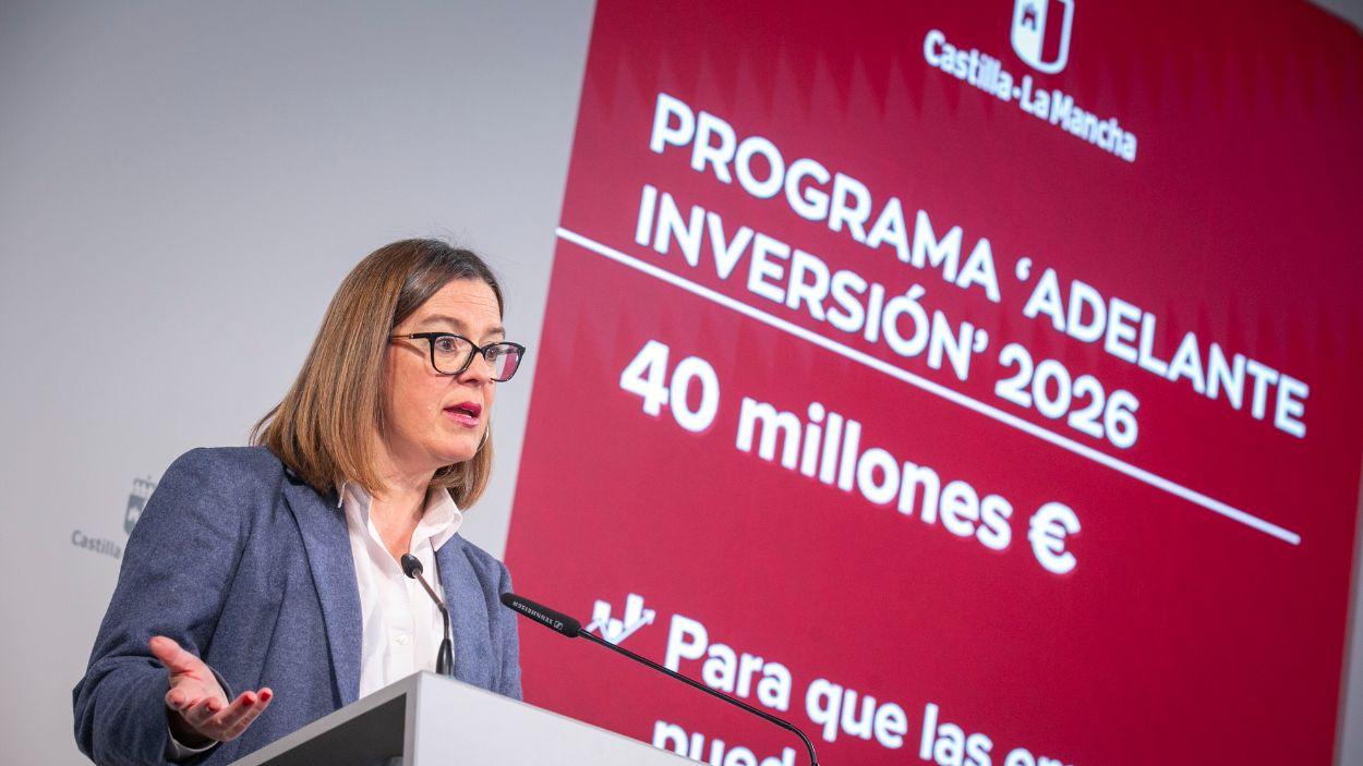 La consejera portavoz del Gobierno de Castilla La Mancha, Esther Padilla. JCCM.