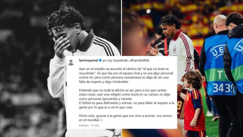 Lamine Yamal planta cara al racismo bajo la amenaza al Mundial 2030