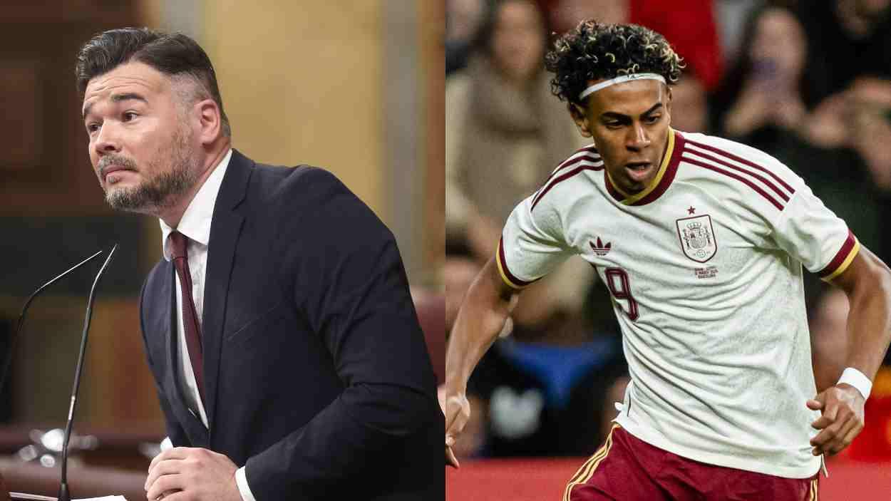 Rufián lanza un mensaje a los Rufián lanza un mensaje a la afición de la Selección por sus actitudes racistas