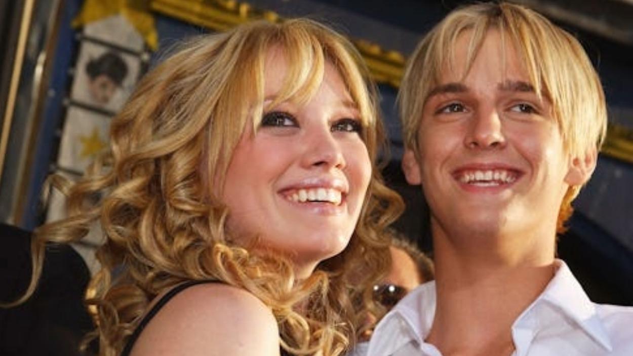 Hilary Duff y Aaron Carter / Archivo