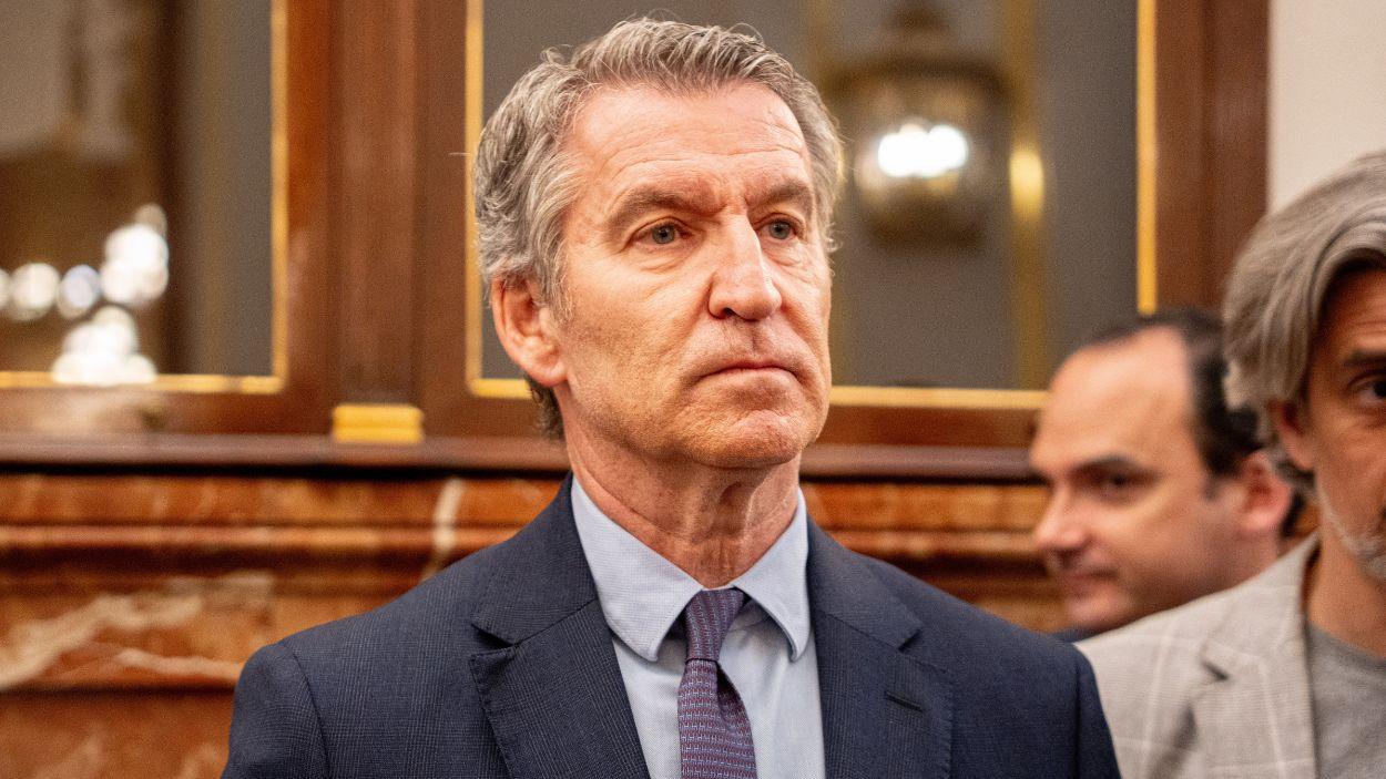 El presidente del Partido Popular, Alberto Núñez Feijóo. EP.