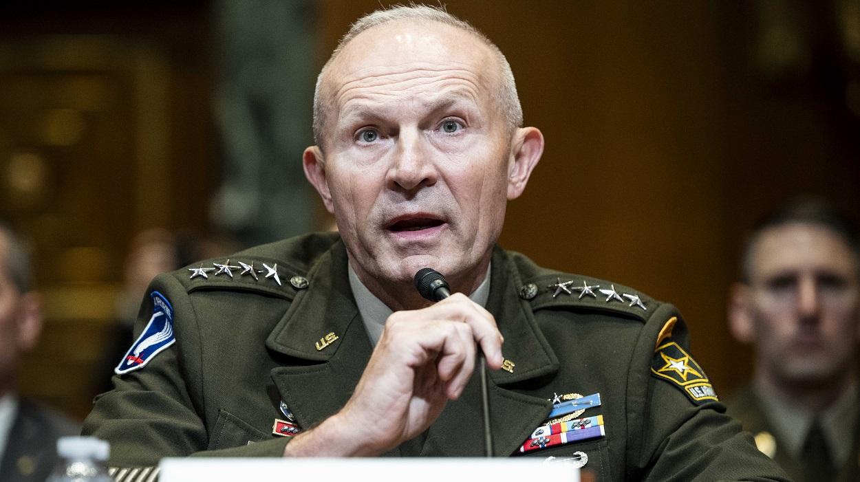 El hasta ahora jefe del Estado Mayor del Ejército de Estados Unidos, Randy George. EP