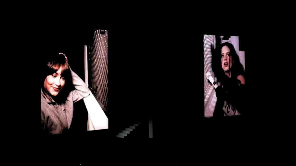 La intérprete de ‘Berlín’ junto a Rosalía en el último ‘confesionario’ en la capital.