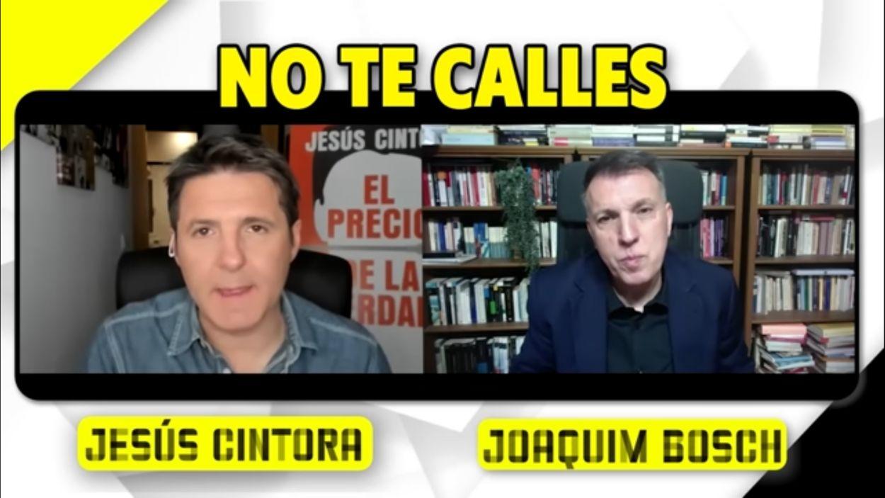 Joaquim Bosch y Jesús Cintora. YouTube.