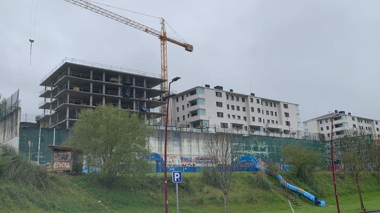 Viviendas en construcción en Zamudio (Bizkaia). EP.