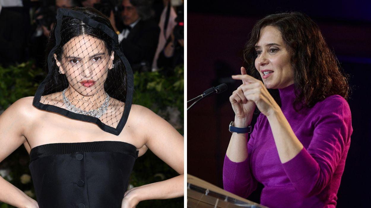 Rosalía e Isabel Díaz Ayuso .EP.