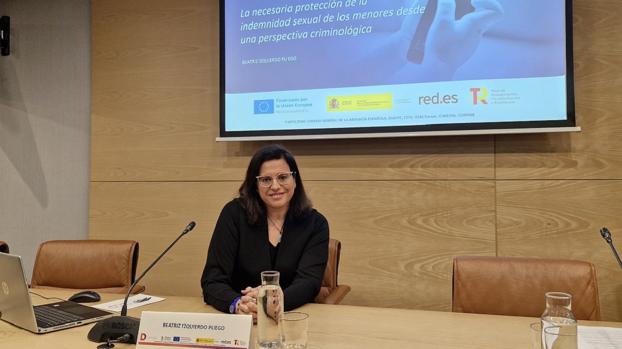 La divulgadora y experta en criminología Beatriz Izquierdo. EP