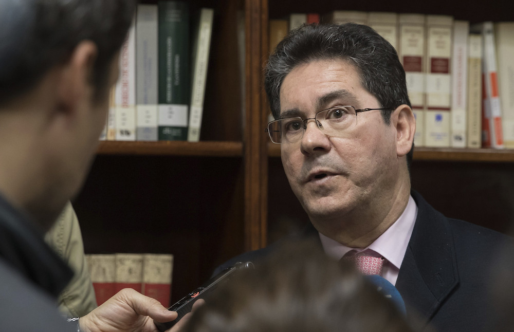 El juez de la Audiencia de Sevilla y ex alto cargo de la Consejería de Justicia Pedro Izquierdo.