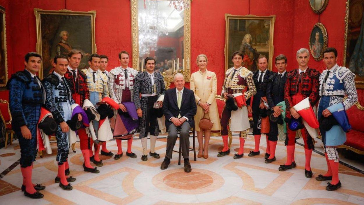 El rey emérito en Sevilla. EP