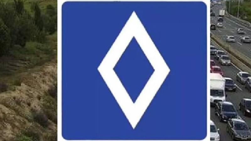 La nueva señal que indica un carril VAO. DGT