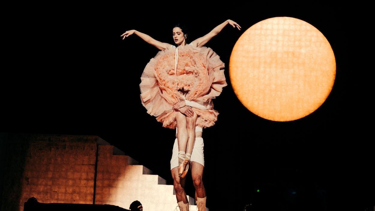 Rosalía en el Movistar Arena. 