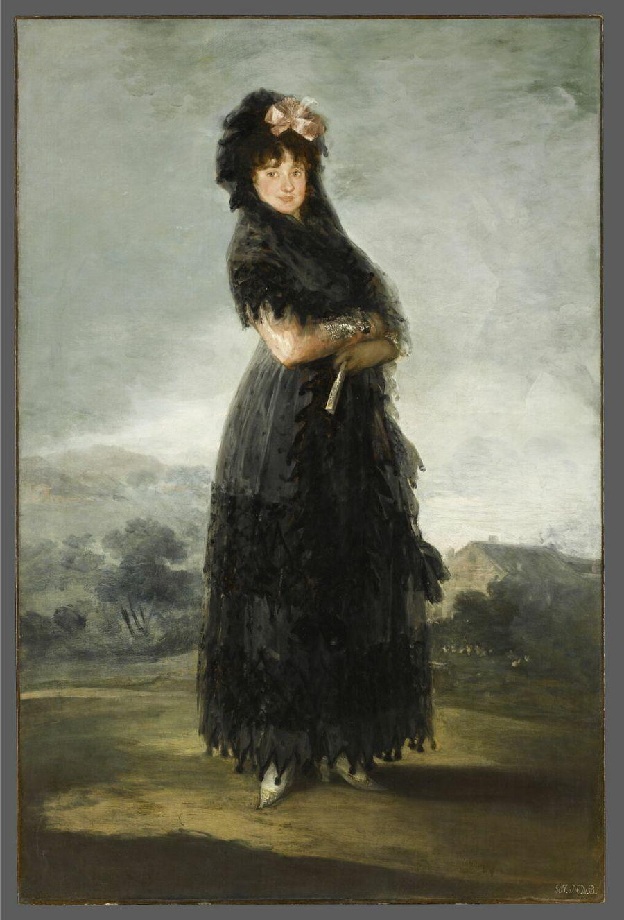 Retrato de Mariana Waldstein, marquesa de Santa Cruz, obra de Francisco Goya Retrato de Mariana Waldstein, marquesa de Santa Cruz, obra de Francisco Goya