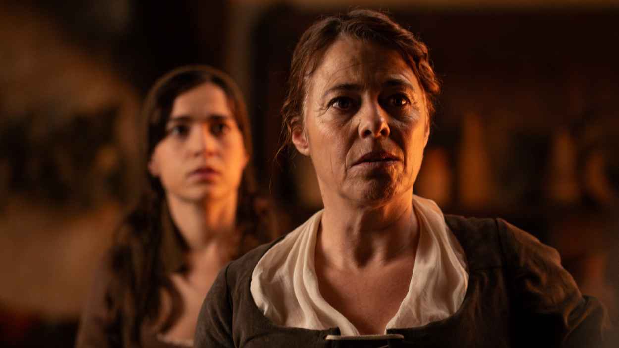 Escena de los nuevos capítulos de 'Valle Salvaje' (RTVE)