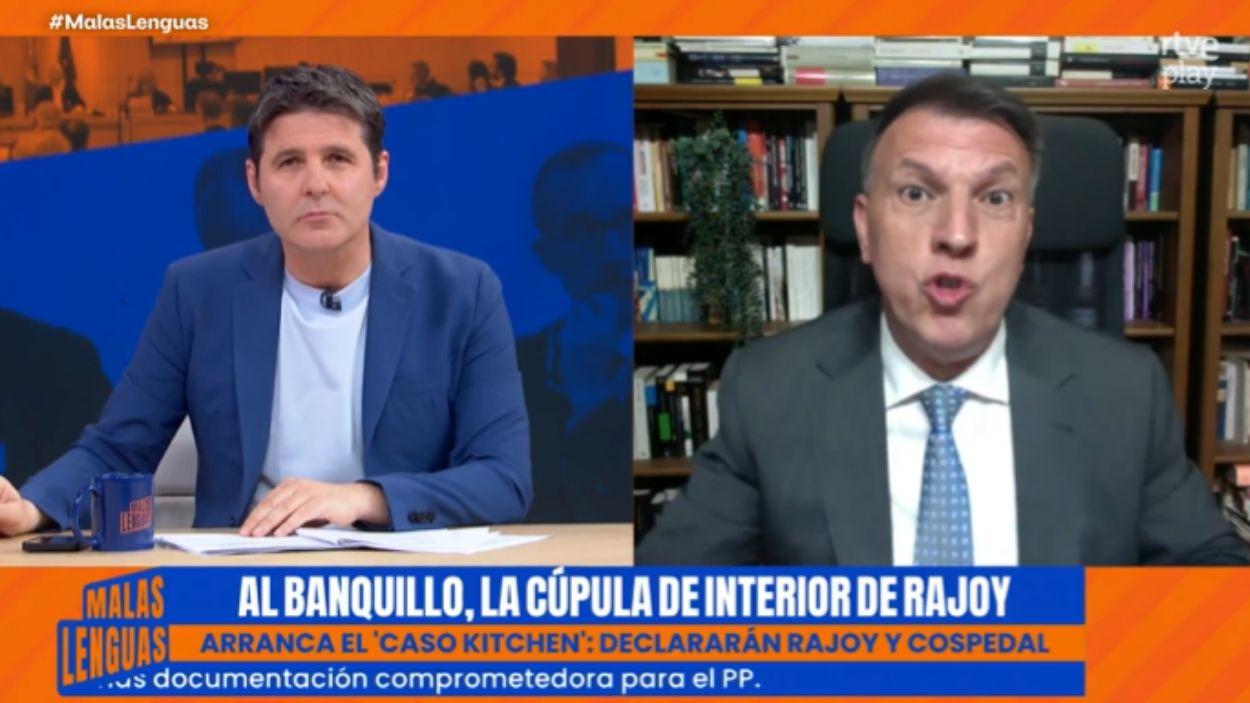 Jesús Cintora y Joaquim Bosch. TVE