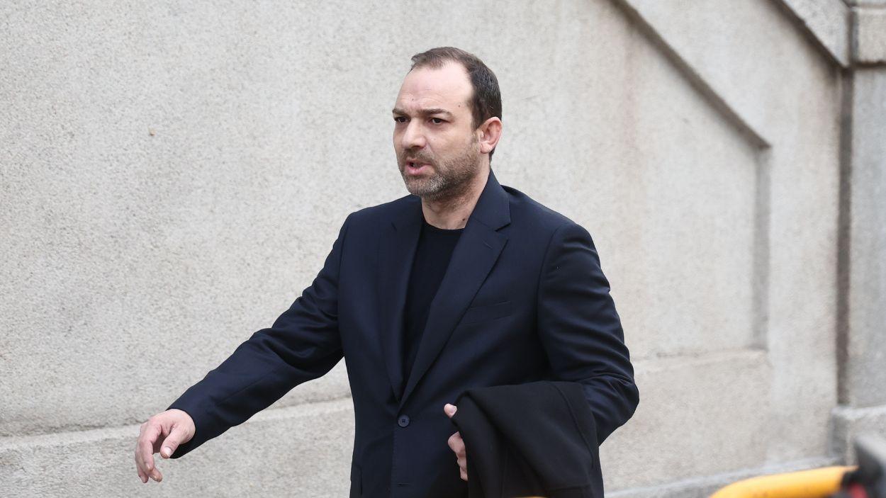 Víctor Ábalos, hijo del exministro de Transportes, a su llegada al Tribunal Supremo. EP