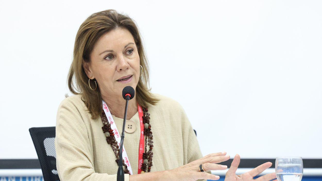 La exministra de Defensa María Dolores de Cospedal. EP.