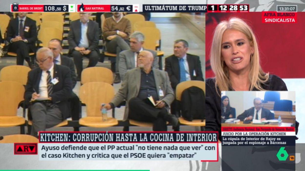 Afra Blanco en 'Al Rojo Vivo'. Atresmedia