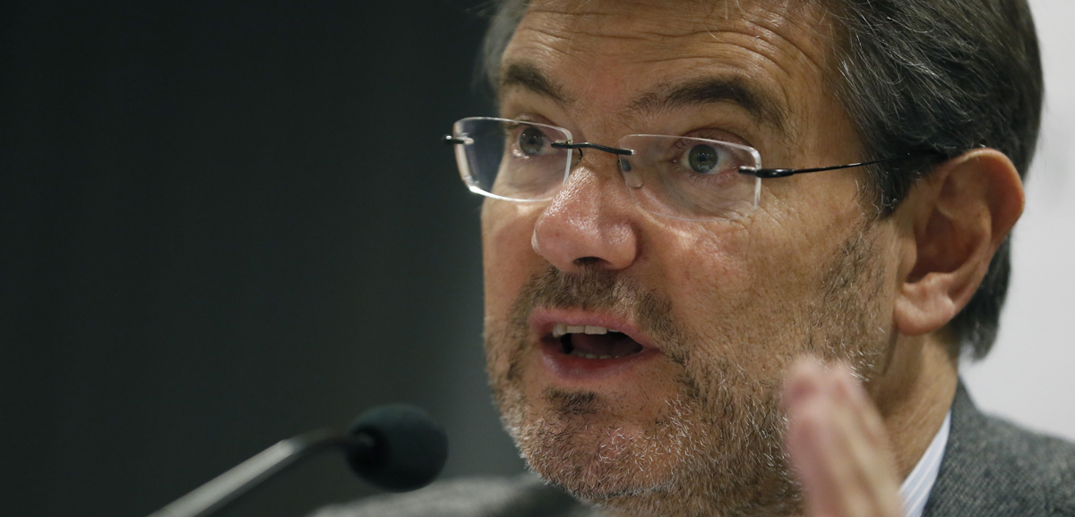 El ministro de Justicia, Rafael Catalá. 