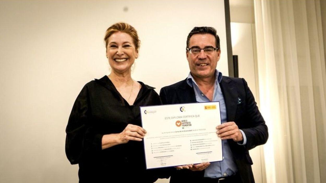 Foto de la Fundación Mundial de la Felicidad y de la Fundación Diversidad. Servimedia.