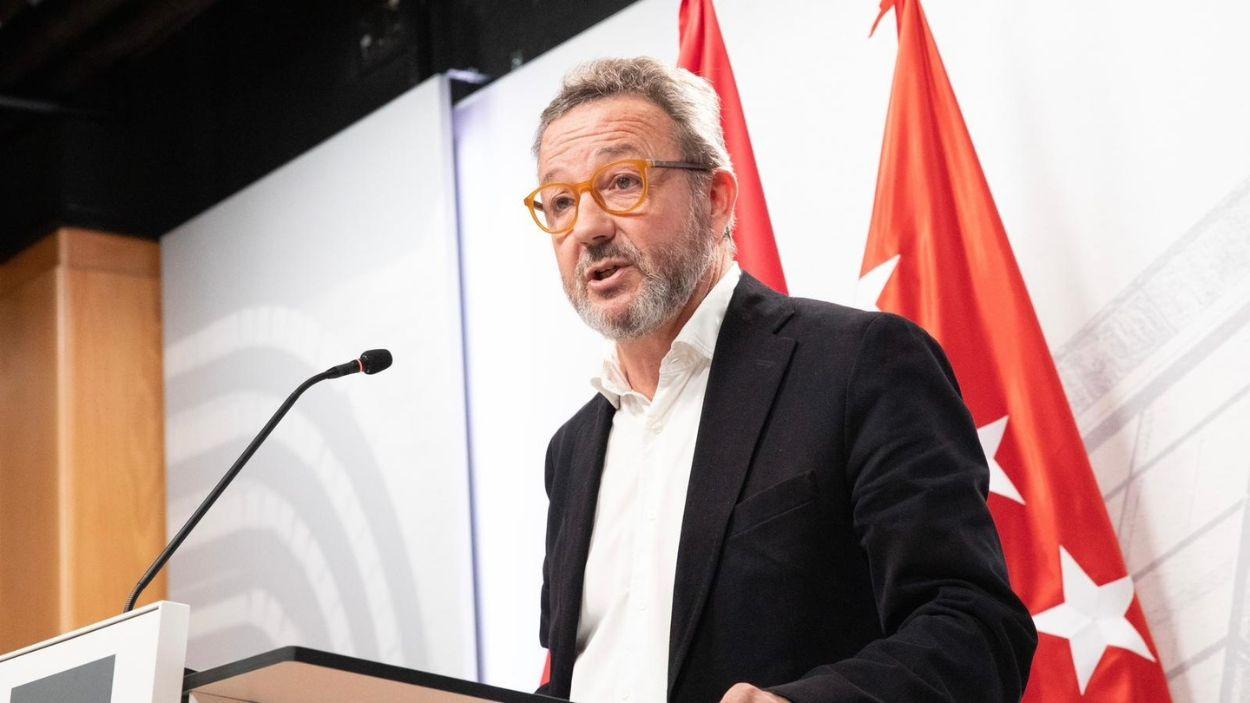 El portavoz adjunto de Vox en la Asamblea de Madrid, Íñigo Henríquez de Luna. EP