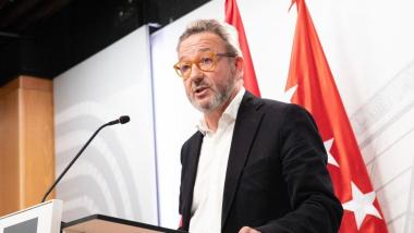 El portavoz adjunto de Vox en la Asamblea de Madrid, Íñigo Henríquez de Luna. EP