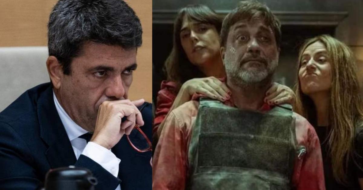 Un protagonista de ‘La casa de papel’ rechaza interpretar a Mazón en una película sobre la DANA: «Hay demasiado dolor» Un protagonista de ‘La casa de papel’ rechaza interpretar a Mazón en una película sobre la DANA: «Hay demasiado dolor»