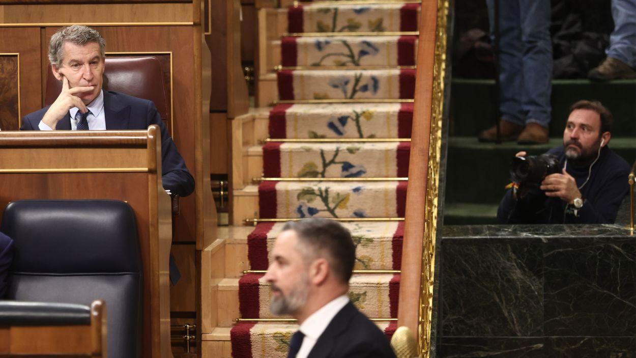 Vox busca un acuerdo marco que le sirva desde Extremadura hasta Feijóo tras las generales. EP.