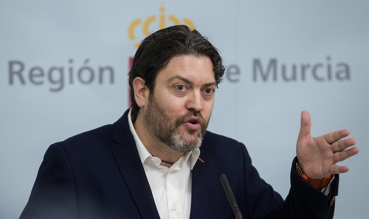 El portavoz de Cs en la Asamblea Regional de Murcia, Miguel Sánchez