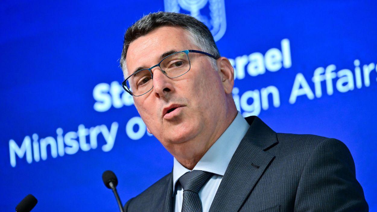 El ministro de Exteriores israelí, Gideon Saar. EP.