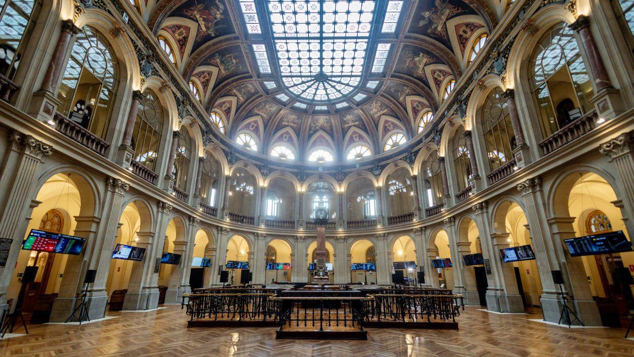 Interior del Palacio de la Bolsa de Madrid. EP.
