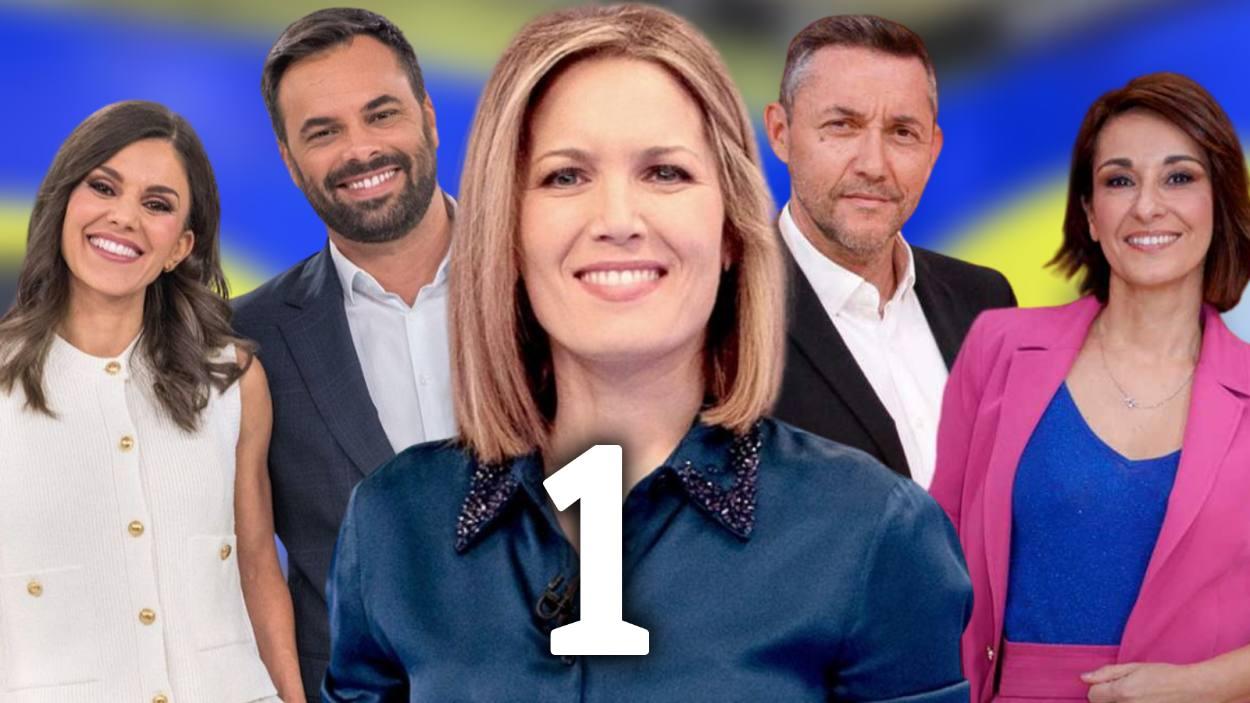 Los rostros de los espacios matinales de La 1 de TVE (ELABORACIÓN PROPIA)