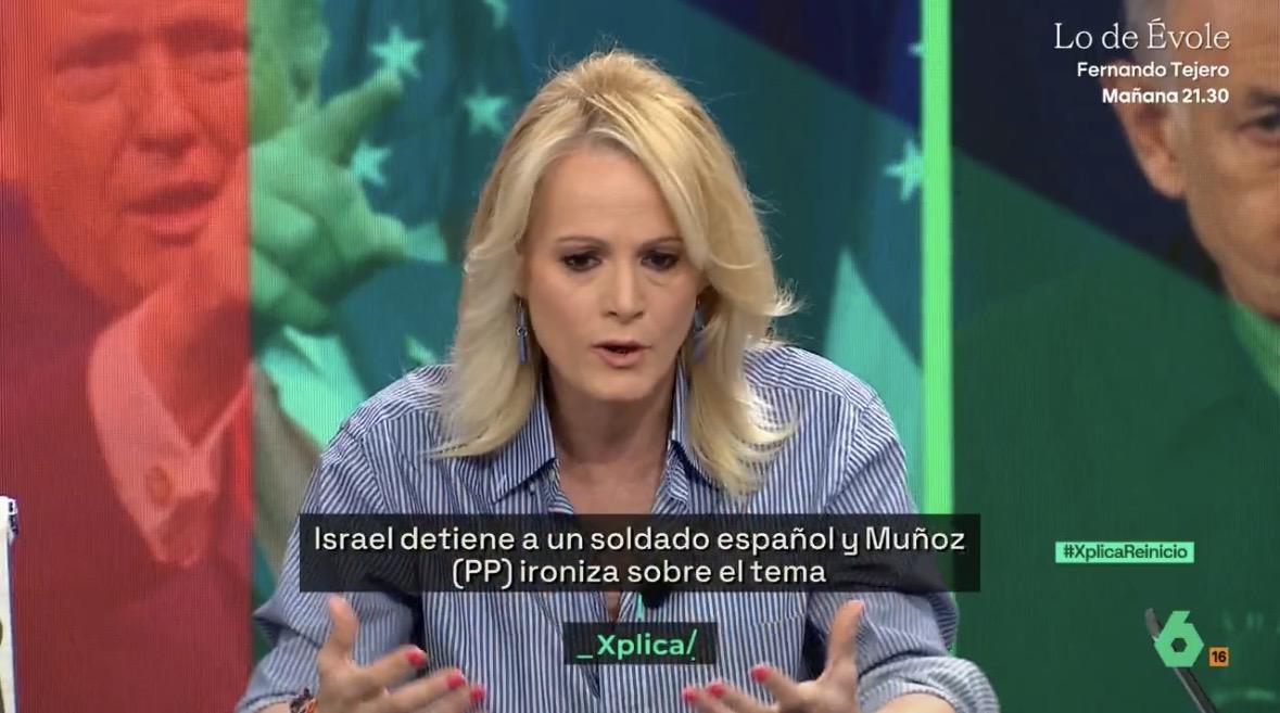 Zaida Cantera durante su intervención en ‘laSexta Xplica’. LaSexta.