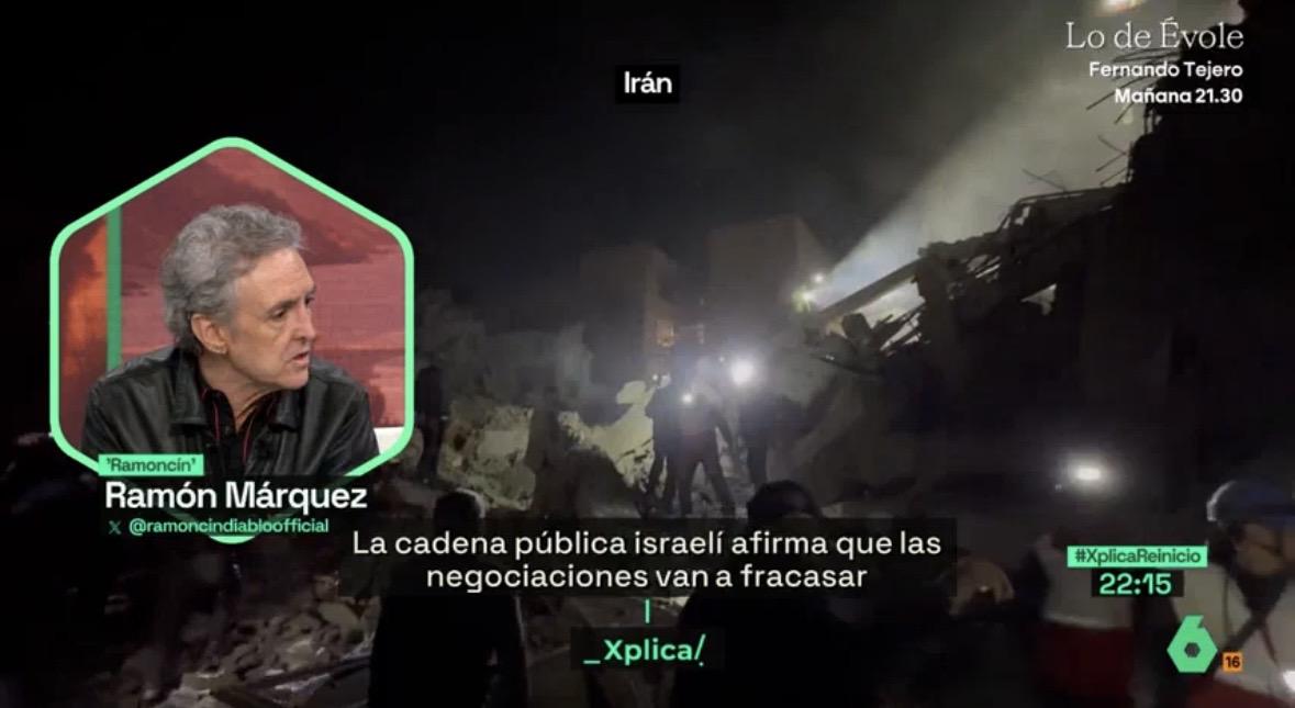 El cantante Ramón Márquez durante su intervención en ‘laSexta Xplica’. LaSexta.