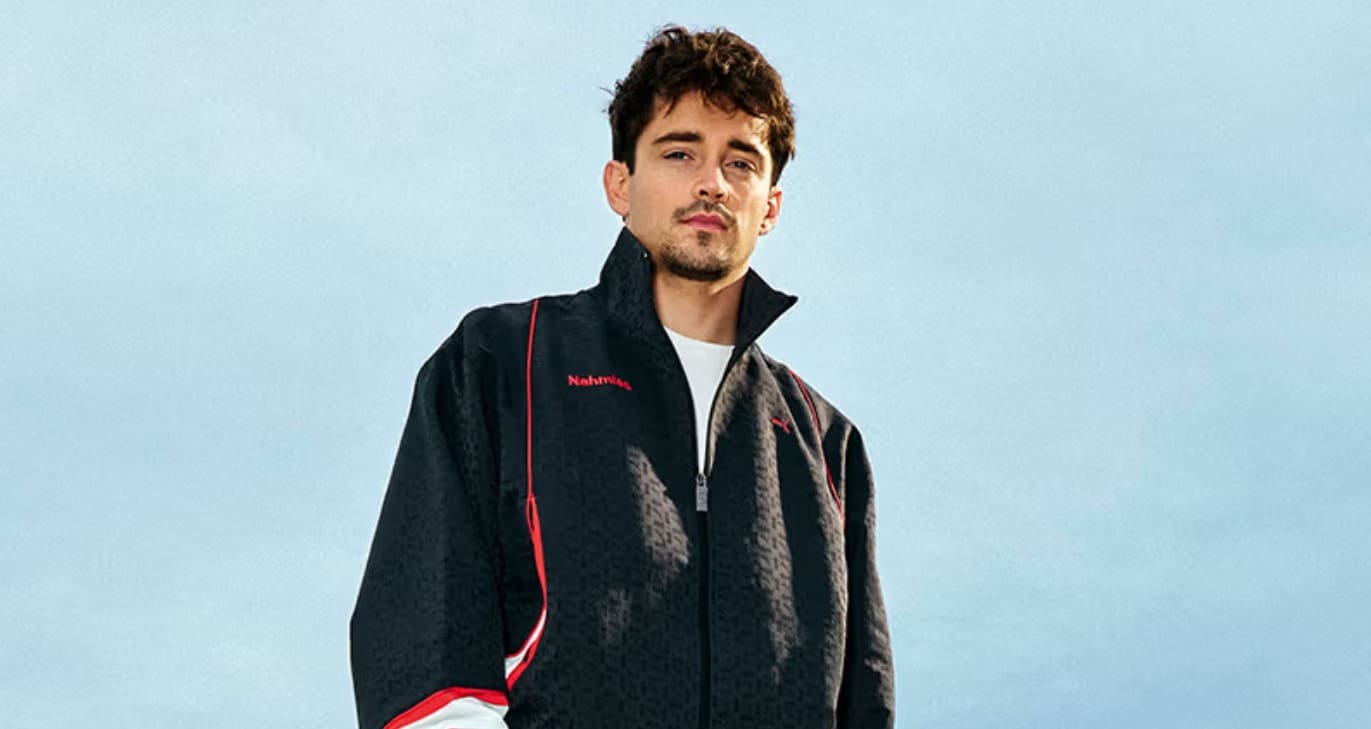 Charles Leclerc en PUMA x NAHMIAS