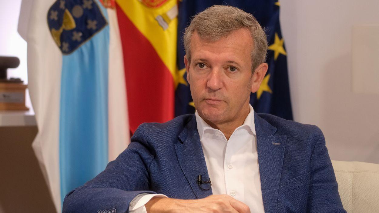 Alfonso Rueda en una entrevista. EP