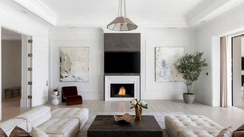 Salón de la casa de JLo y Ben Affleck