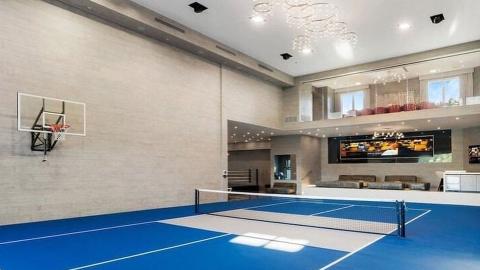 Pista de tenis de la casa de JLo y Ben Affleck