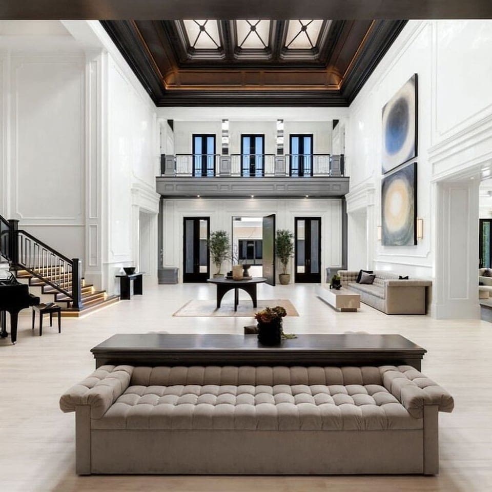 Recibidor de la casa de JLo y Ben Affleck