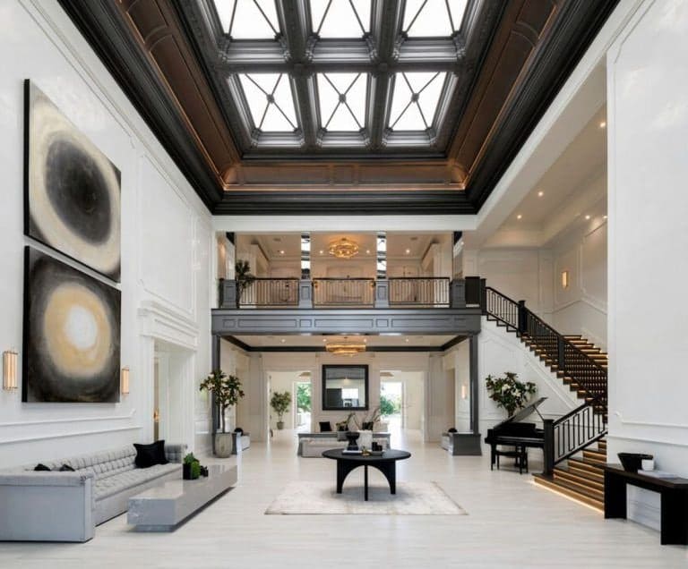 Recibidor de la casa de JLo y Ben Affleck