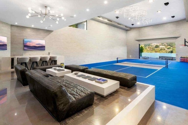 Pista de tenis de la casa de JLo y Ben Affleck