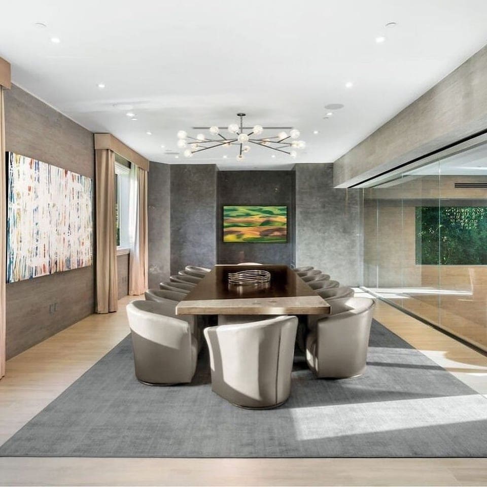 Comedor de la casa de JLo y Ben Affleck