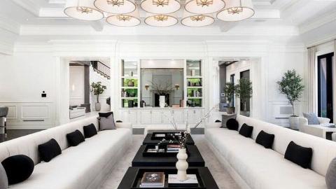 Salón de la casa de JLo y Ben Affleck
