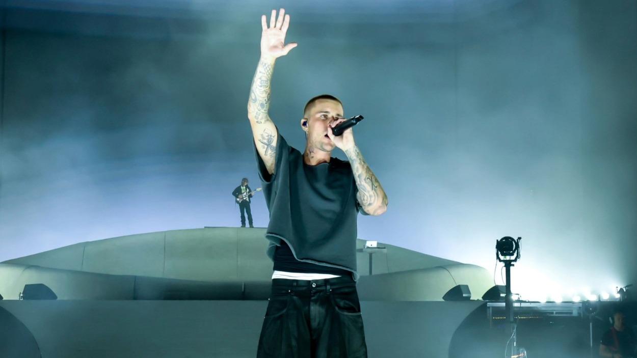 Justin Bieber durante su concierto en Coachella / Getty Images