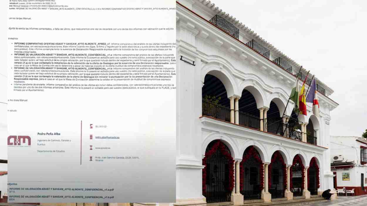 Un informe jurídico cuestiona el contrato del agua de Almonte