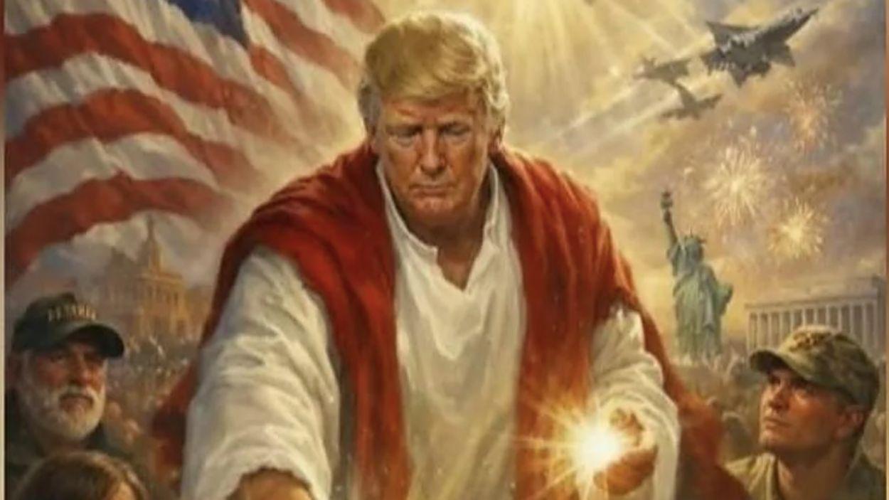 Imagen publicada por Donald Trump en su cuenta de Truth Social.